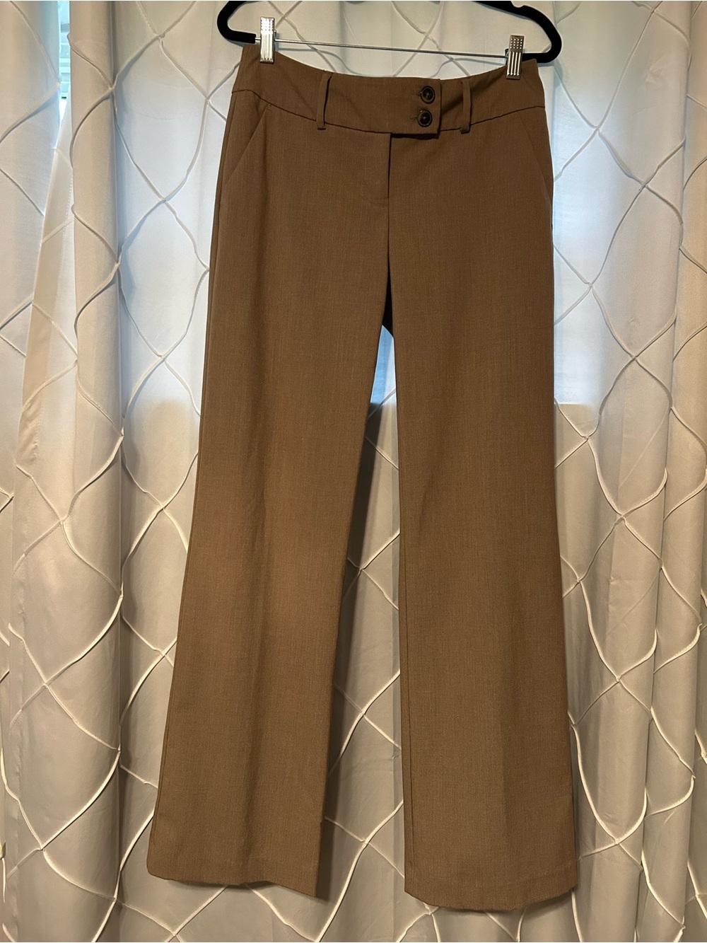 Women's Tailored Wide-Leg Pants in Brown